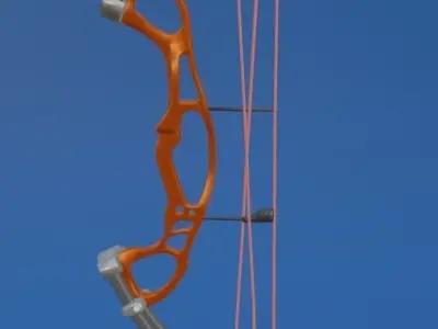 Compound bow Low-poly 3D model