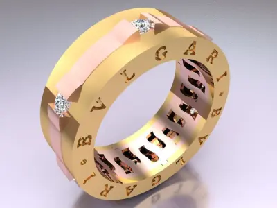 bvlgari ring - N394 3D print model