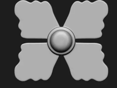Flowers Base IMM Obj Brush Pack 10 in One 3D model