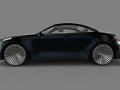 Coupe Car 3D model purchase