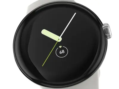 Google Pixel Watch Silver  3D model