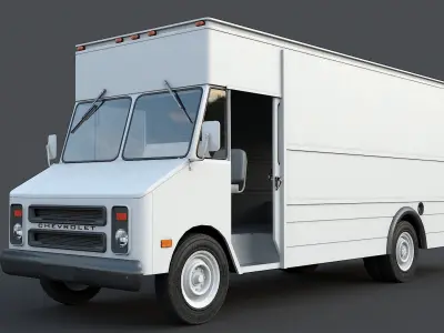 Chevrolet P30 Step Van 1991  Low-poly 3D model