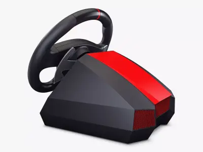 Simple Steering Wheel Game Control M 1 3D model