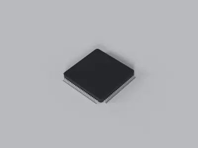 Microchip Pack 3D model