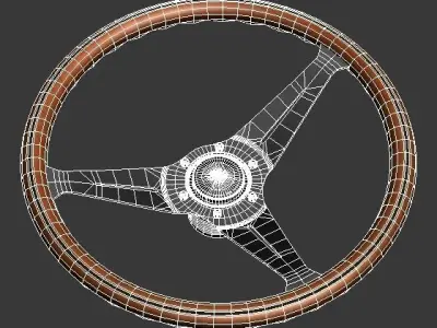 Nardi Torino - Wood Steering wheel 3D model