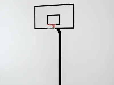 Basketball basket 3D model