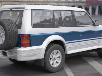 Mitsubishi Pajero 1991 3D model
