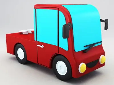 Truck v 2 toy 3D model