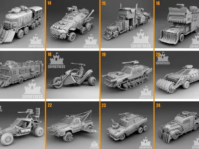 Mad World 3D Model Pack