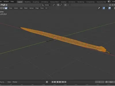 Anaconda snake 3D model