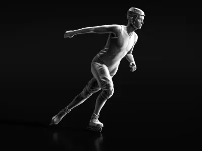 Skate boy 3D print model