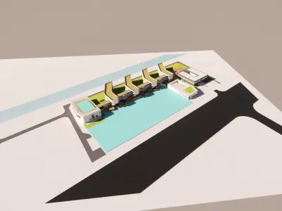 School-Seaside 3D model