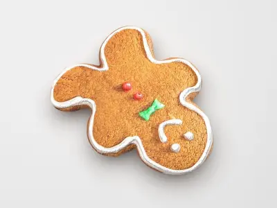 Gingerbread Man 3D model