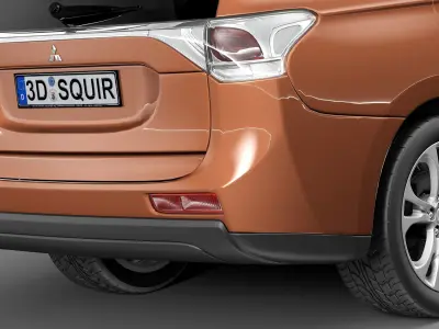 Mitsubishi Outlander 2013 3D model