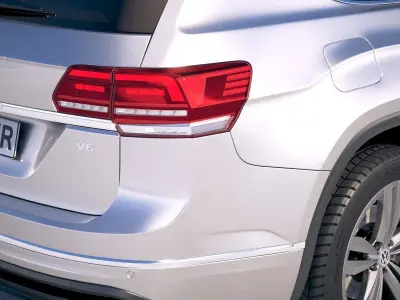 Volkswagen Atlas R-Line 2018 3D model