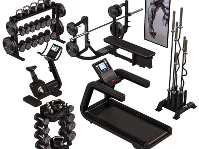 Equipment Gym 2 Update-2021 3D model