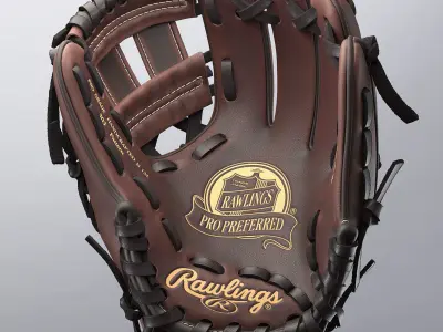 Baseball Glove  3D model