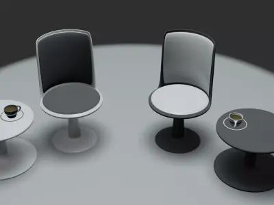 Cylinder chair Free 3D model purchase