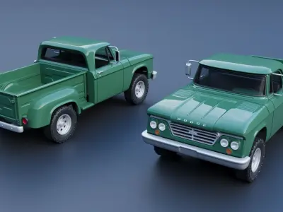 Dodge Power Wagon  W100 1962 3D print model