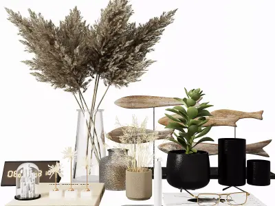 decorative set 02 3D model 17