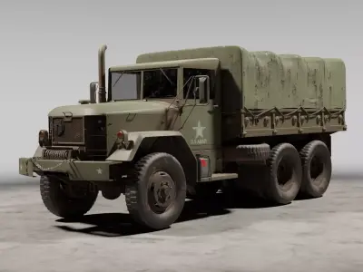 Military truck m35-a 3D model