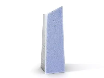 Sleek Glass Skyscraper model pack Low-poly 3D model