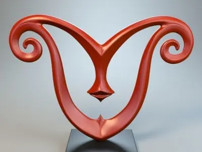 Abstract Figure m033 P 3D print model