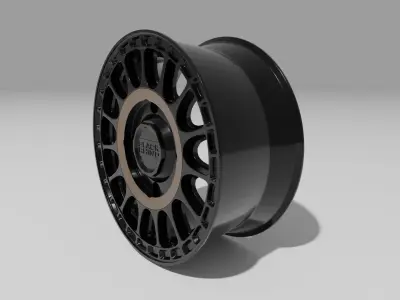 Black Rhino Sandstorm UTV High Detail Truck Rims 3D model