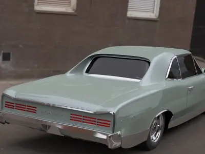 Pontiac-GTO 1967 3D model