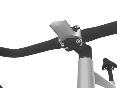 Wahoo ELEMNT Element Zip Tie Aero Mount 3D print model