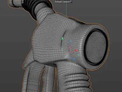  Fuel petrol gun 3D model