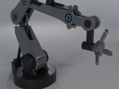 Robotic Arm 3D model 11