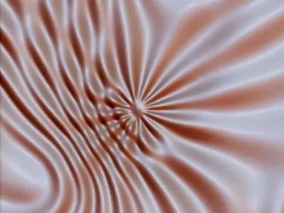 Flow 6376 wavy 3D relief for CNC milling 3D print model