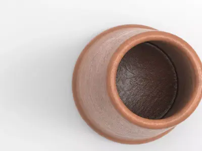 Rusk Vase Low-poly 3D model