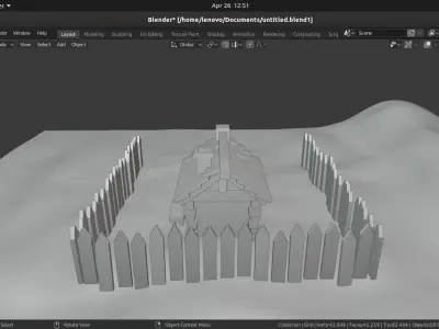 small house 3D model