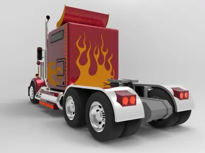 Peterbilt 379 3D model