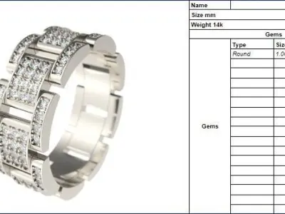 Ring 0141 3D print model