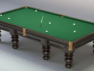 Billiard table 3D model