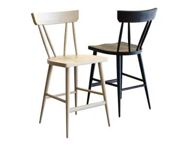 Crate and Barrel Juni Counter Stool 3D model