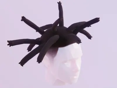 Wick Locs Low-poly 3D model