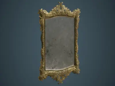 Mirror 1C Low-poly 3D model