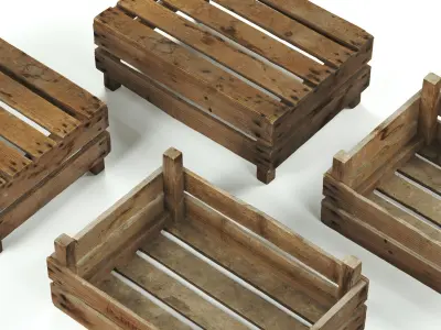 POLYPASTA - Wooden Box 02 3D model