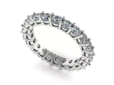 Diamonds Ring 02 3D print model