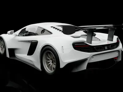 Mclaren realistic rendering and modeling 3D model