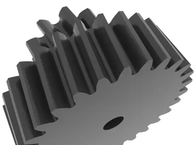 VAG Central locking module gear wheel VW 701 959 783 A 3D print model