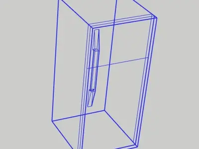 Refrigerator Free low-poly 3D model