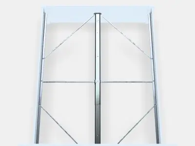 SONGESAND Bed frame 5 Low-poly 3D model