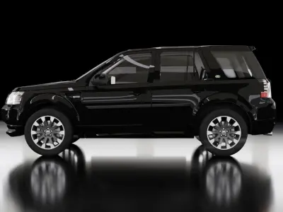 Land Rover Freelander 2 2014 INTERIOR 3D Model 3D model