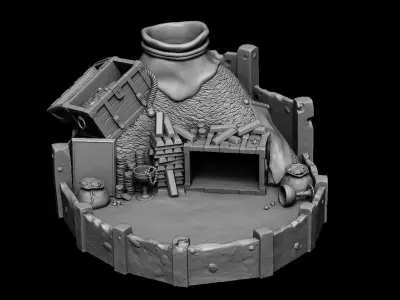Fortune Dice Tower - RPG Tabletop 3D print model