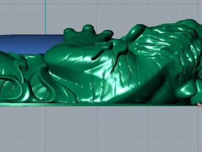 Tigers Pendant Ruby 3D print model